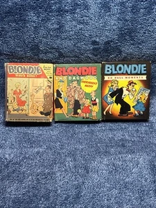 3 Vintage Whitman 1942/1948 BLONDIE “The Better Little Books” Chic Young - Picture 1 of 15