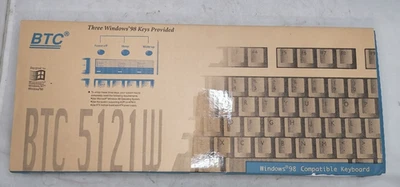 BTC 5121W PS/2 Standard Power Management Keyboard - Image 1 of 3