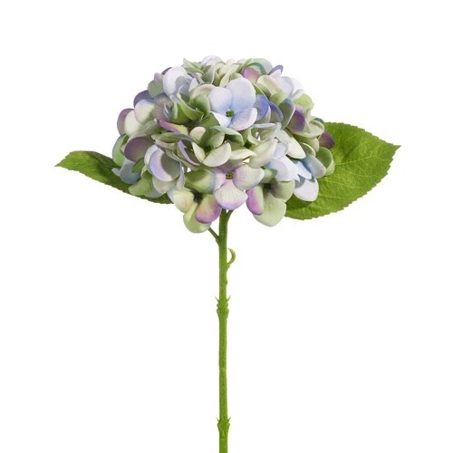 Raz Imports Real Touch Hydrangea Stem, Green and Purple - 13" (F4441780) - Image 1 of 1