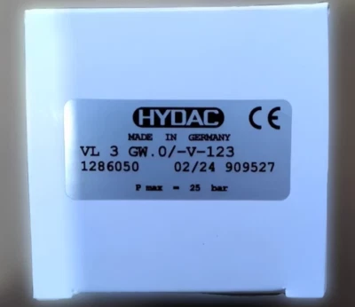 VL 3GW.0-V-123 Pressure Sensor - Image 1 of 2