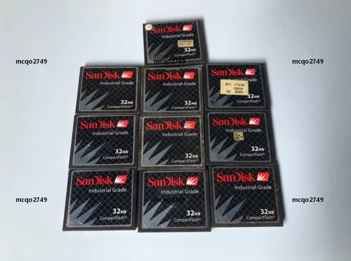 10PCS  Industrial Grade Sandisk 32MB compact flash cards cf card - Image 1 of 2