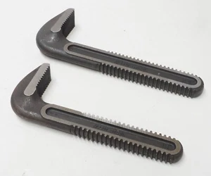 Qty 2 NOS Ridgid Hook Jaw Replacements 18” & 24” Alloy Steel - Picture 1 of 2