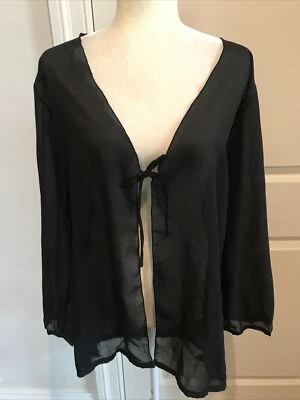 Traje de baño St. Tropez para mujer talla 12 negro transparente Foto 1 de 4