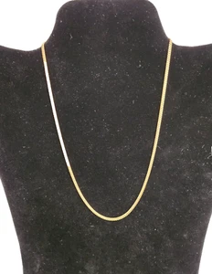 P LUX Gold auf Sterlingsilber Kette Halskette 4,9 g 16 Zoll Länge 2 mm - Bild 1 von 10