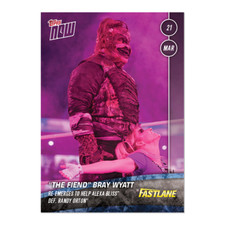 2021 Topps NOW Wrestling - Card 008 - The Fiend Brad Wyatt
