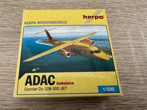 Herpa 515078 ADAC Dornier Do 328-300 Jet 1:500 como nuevo en embalaje original - Imagen 1 de 2