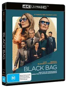 BRAND NEW Black Bag 4K ULTRA HD 2025 | SEALED with FREE POST | REGION B - Picture 1 of 2