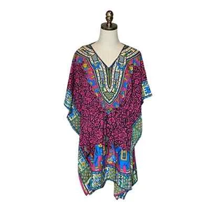 NEW Shore Drive Swimsuit Cover Up Butterfly Sleeve Drawstring OSFM - Picture 1 of 9