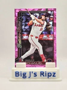 2025 Topps Pink Cracked Ice Future Stars Nolan Schanuel - Bild 1 von 2