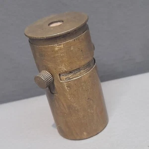 Vintage Pocket Microscope Brass Spring Loaded Slide Holder Rare Collectible Find - Picture 1 of 9