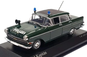 Minichamps 1/43 Scale 430 040090 - 1959 Opel Kapitan Polizei - Green - Picture 1 of 5