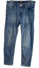 DU/ER DUER Mens L2X Slim Fit Stretch Casual Blue Jeans 34 X 32