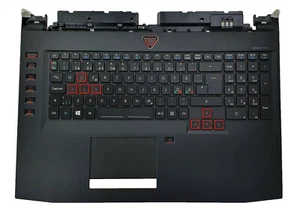 NEW ACER PREDATOR GX-791 GX-792 KEYBOARD WITH PALMREST NORWEGIAN - Zdjęcie 1 z 2