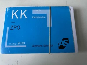 Karteikarten ZPO von Claudia Haack (2019, Taschenbuch) - Bild 1 von 4