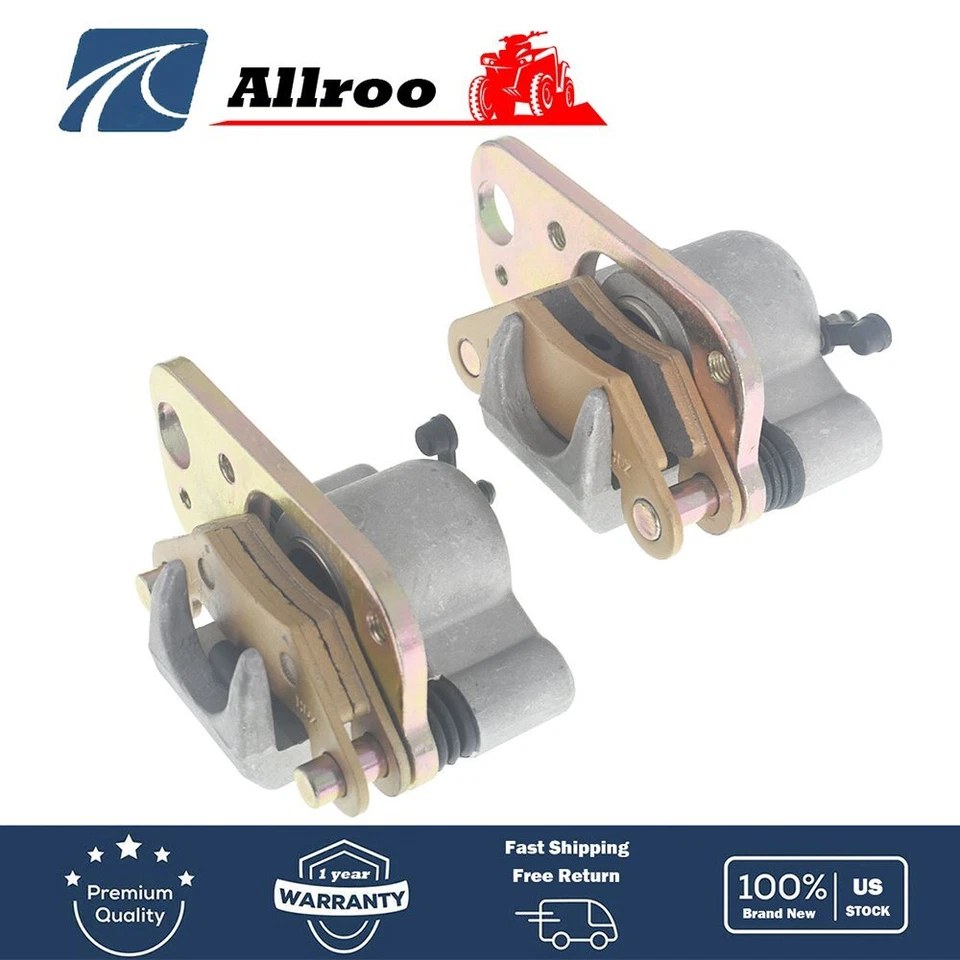 Front Brake Calipers & Pads for Polaris Trail Blazer 250 400 Trail Boss 325 330 - Image 1 of 4