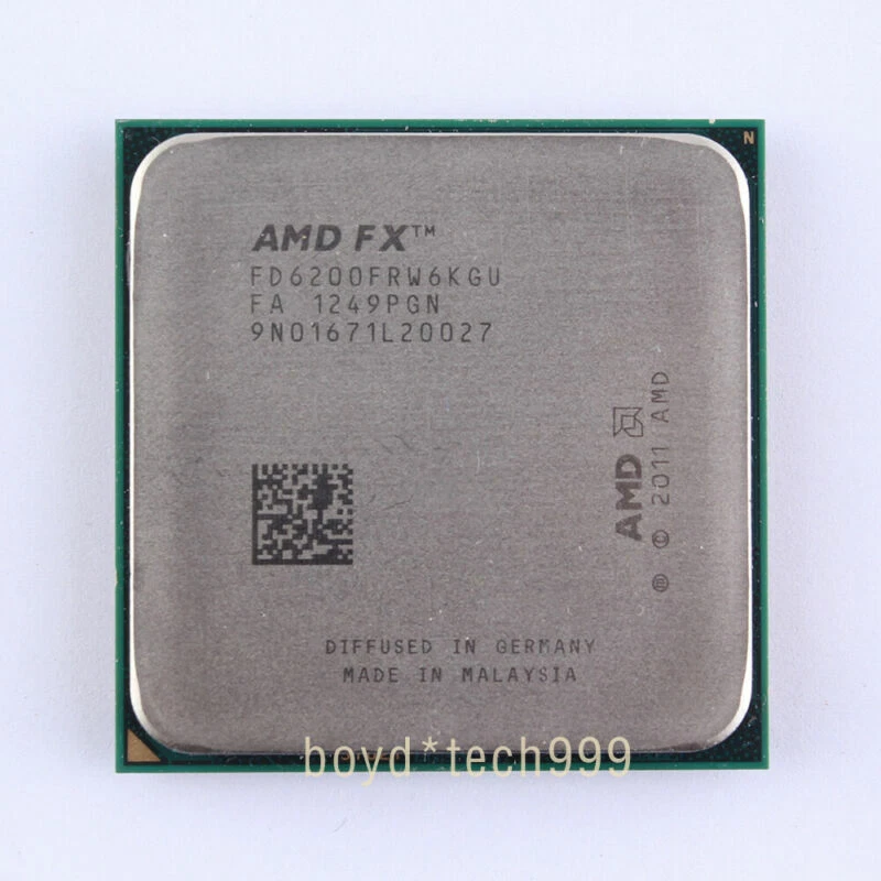 AMD FX-6200 CPU Six Core 3.8 GHz FD6200FRW6KGU Socket AM3+ Processor FX 6200 - Image 1 of 4