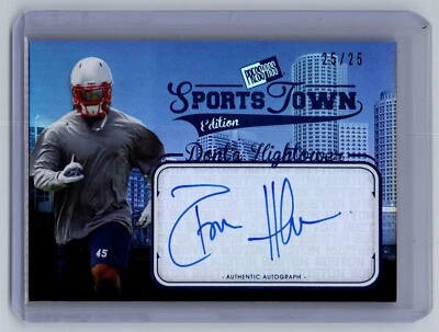 2012 Press Pass Sports Town Edition Blue /25 Dont'a Hightower Rookie Auto RC - Image 1 of 2