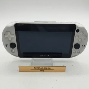 【Very Good】Sony PS Vita PCH-2000 Glacier White Wi-Fi Model Console only #Ret0505 - Picture 1 of 23