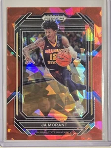 Ja Morant 2023 Panini Prizm Draft Picks Red Cracked Ice Murray State Racers #57 - Picture 1 of 12