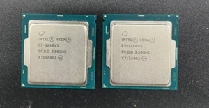 Matched Pair Intel Xeon Processor E3-1240 v5 Quad Core 8MB 3.50 GHz CPU - SR2LD - Picture 1 of 1