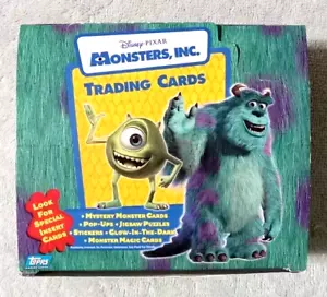 2001 Topps Disney Pixar Monsters Inc. Trading Cards Empty Box No Packs/No Cards - Picture 1 of 7