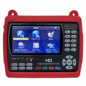 SATLINK WS-6951 DVB-S/S2 FTA HD Digital Satellite Finder MPEG-2/MPEG-4,QPSK,8PSK - Imagen 1 de 10