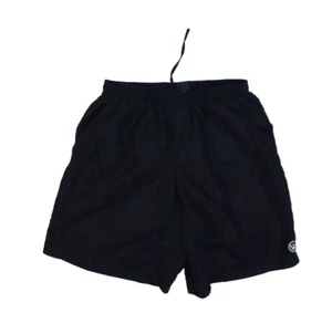 Canari Black Baggy Drawstring Waist Padded Lined Fitness Cycling Shorts Mens M - Picture 1 of 9