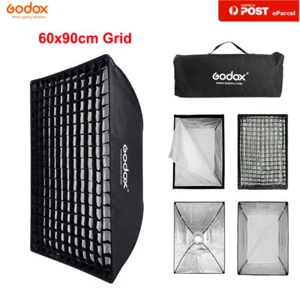Godox 60x90cm 24"x36" Grid Softbox for Bowens Mount Flash Studio LED Light - Picture 1 of 12