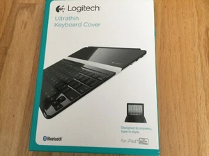 NEW Logitech Ultrathin Keyboard Cover Black iPad 2 and iPad 3rd Generation *NEW - Picture 1 of 5