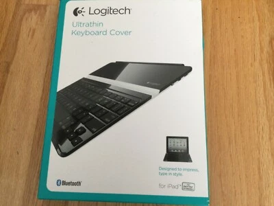 NEW Logitech Ultrathin Keyboard Cover Black iPad 2 and iPad 3rd  Generation *NEW - Image 1 of 4