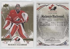 2016 Upper Deck Team Canada Juniors Men's Team Gold Mackenzie Blackwood #26