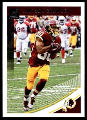 2018 Donruss #289 Jamison Crowder   Washington Redskins - Image 1 of 2