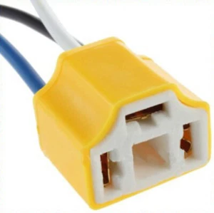 H4 Keramikfassung Stecker Lampensockel Lampenfassung m. Kabel P43t Auto KFZ Plug - Picture 1 of 1