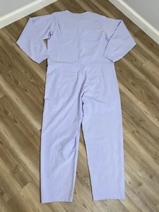 Lululemon Woven Air Zippered Jumpsuit In Pastel Blue Sz 12 NEW WITHOUT TAGS - Picture 1 of 11