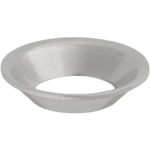 #8 Flush Type Finishing Washers Nickel Plated Brass - Box of 100 - Picture 1 of 2
