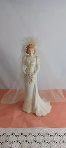 Vtg Classic Brides Of The Century Figurine Jennifer 1980s Lmtd Ed Wedding Shower - Picture 1 of 18
