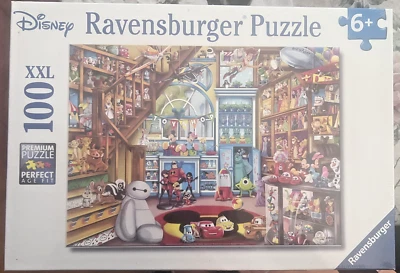 RAVENSBURGER PUZZLE 100 Pz XXL PER BAMBINI + 6 ANNI IL NEGOZIO DI GIOCATTOLI - Immagine 1 di 3