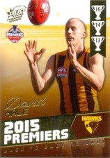 2015 Select AFL Premier series Hawthorn Three-Peat Card PC17 David Hale