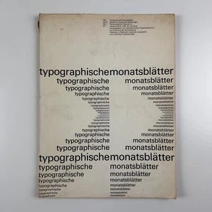 Typographische Monatsblätter journal January 1961, number 80 - Picture 1 of 13