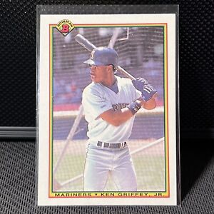 1990 Bowman #481 Ken Griffey Jr. Seattle Mariners Baseball Card A6