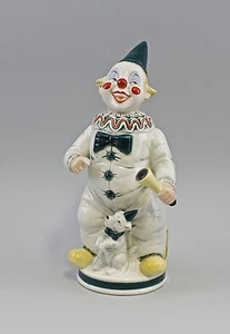 9941736 Porcelain Figurine Ens Large Laughing Clown H32cm - Picture 1 of 6
