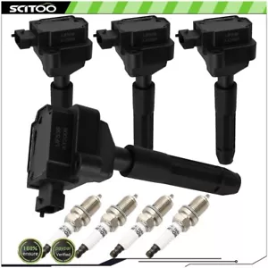 4 For Mercedes-Benz SLK230 2001-2004 2.3L C230 2002 Ignition Coils & Spark Plugs - Picture 1 of 6