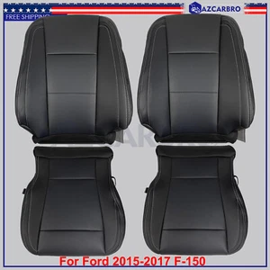 For 2015-2017 Ford F150 Lariat Driver Passenger Perforated Leather Seat Cover - Bild 1 von 13