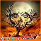 Full Cross Stitch 11Ct Skull Tree Moon Counted Diy Embroidery Cotton Thread Art
