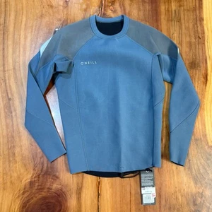 NEW O'neill Women's Shirt Reactor 2 1.5MM Wetsuit Long Sleeve Blue Gray F3-3 - Picture 1 of 6
