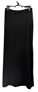 Linda Allard EllenTracy, Elegante Maxi Falda Larga Negra Deslizante Talla 6 - Imagen 1 de 19