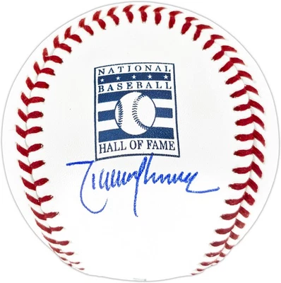 Randy Johnson Signed Official HOF Logo Baseball Seattle Mariners Beckett Wit - Image 1 of 4