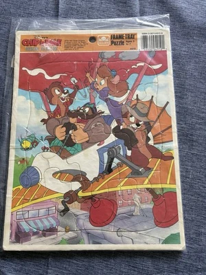 Lot Of Golden Disney Frame Tray Puzzle Little Mermaid Mickey Mouse ChipNDale VTG - Image 1 of 4