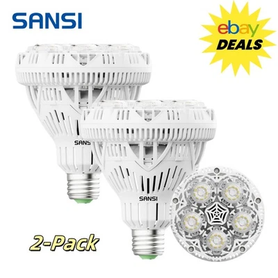 2 pcs LED Light Bulbs 250W Equiv. 4000LM 5000K Daylight Lamp Bulb Upgraded - Image 1 of 4
