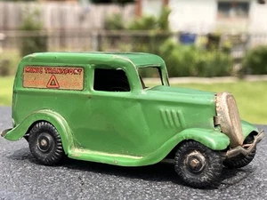 Antique Tri-Ang Minic Toys Ford Light Van Panel Truck No Key 1/43 Wind Up - Picture 1 of 7